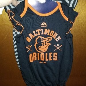 Orioles 18 month onesie, set of 2